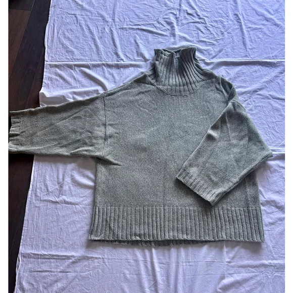 James Street Co Finn Turtleneck Sweater L/XL | 100% RWS Merino Wool | Oversized - Picture 4 of 12